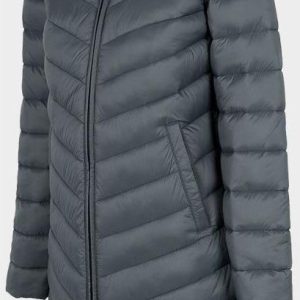 4F Damski płaszcz pikowany H4Z22-KUDP015 Dark Blue L