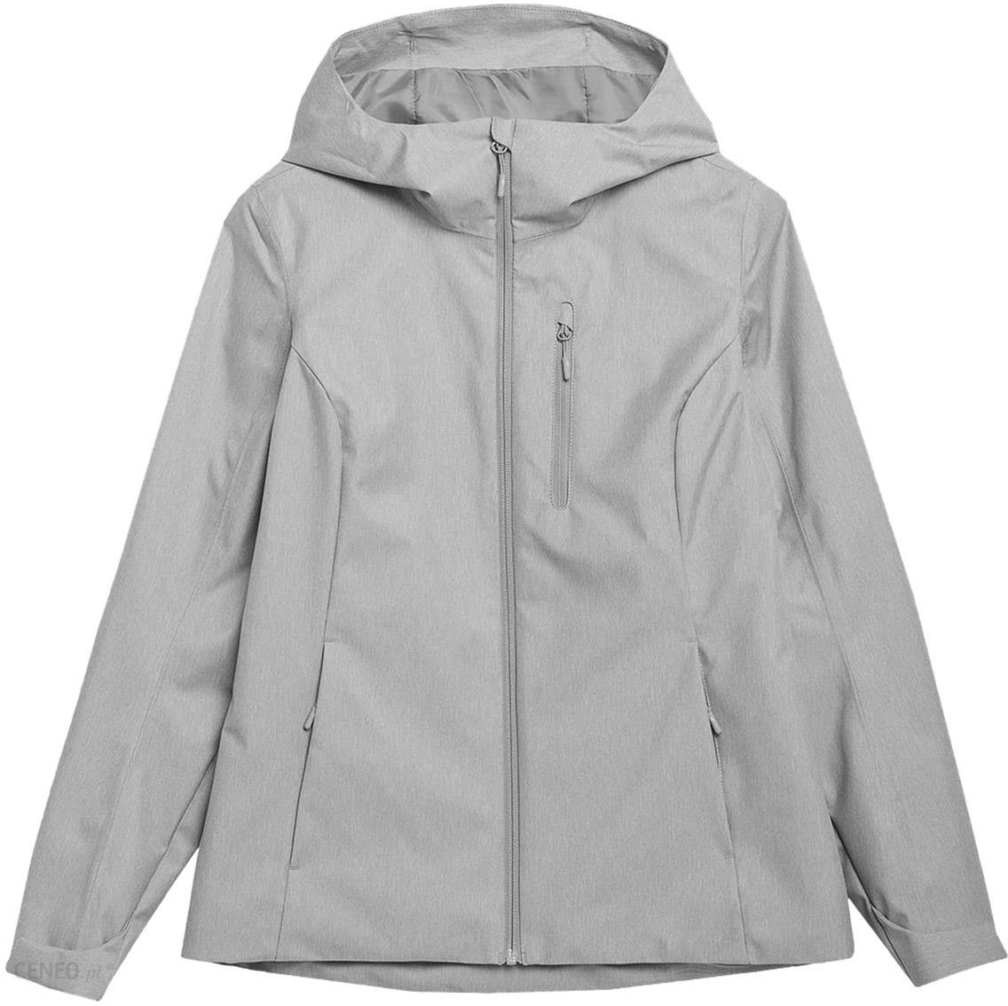 i-4f-kurtka-damska-l21-kud002-chlodny-jasny-szary-melanz 4F Kurtka damska L21 KUD002 chłodny jasny szary melanż