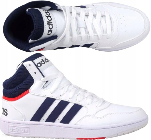 Adidas Hoops MID GY5543 Buty Trampki Męskie Białe