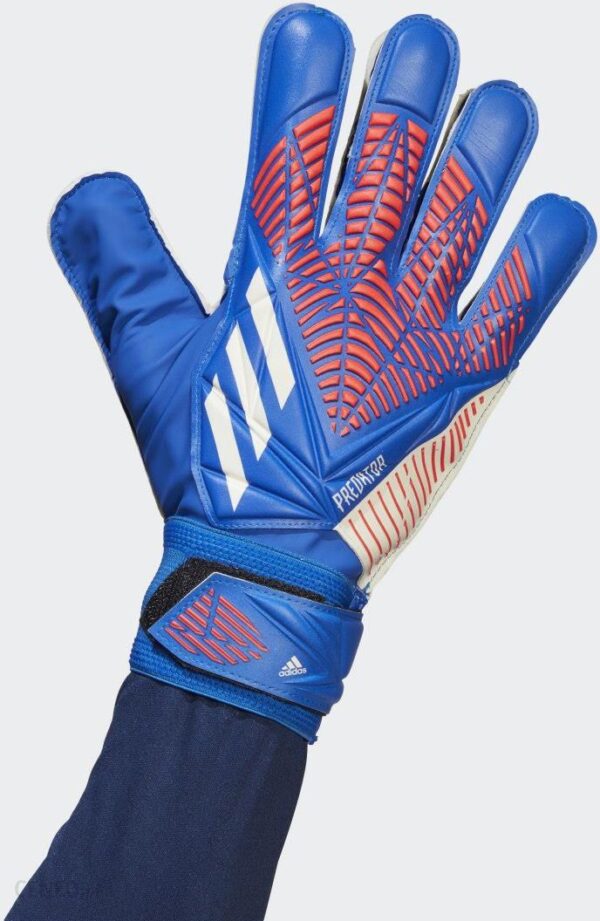 adidas Predator Training Gloves H43741 Hi Res Blue Turbo White