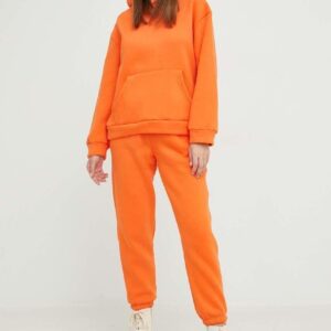 Answear Lab dres damski kolor pomarańczowy