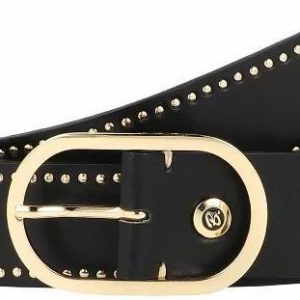 b.belt Fiesta Studded Belt Leather black 90 cm