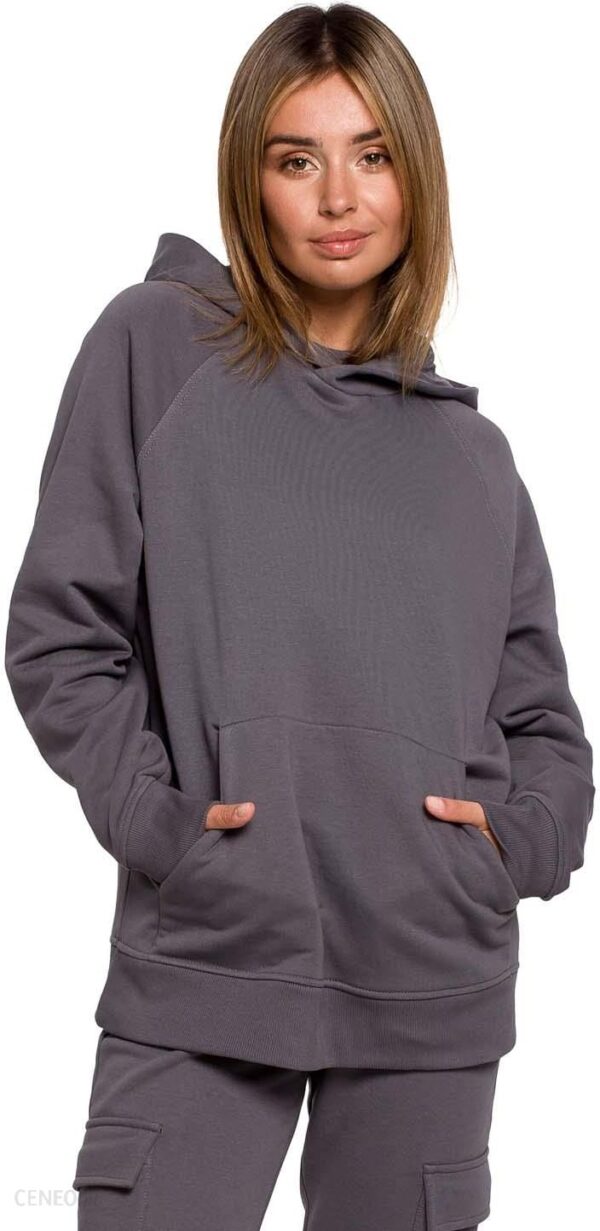 Bluza Kangurka UNISEX z Kapturem - Antracytowa
