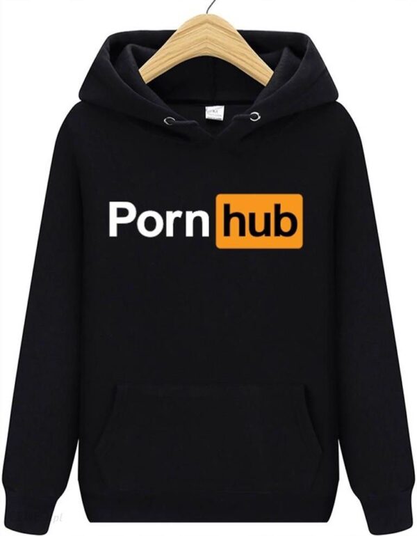 Bluza Pornhub Z Kapturem Męska Hoodie Ph Czarna L