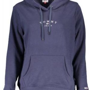 "BLUZA TOMMY HILFIGER BEZ ZAMKA DAMSKA NIEBIESKA"