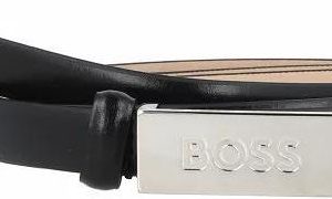 Boss Amber Belt Leather black 85 cm