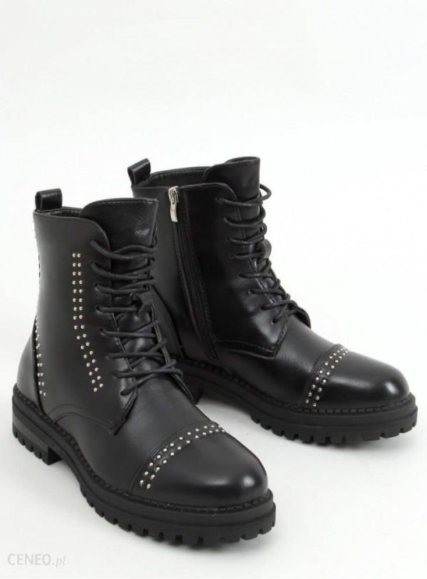 Botki militarne czarne 8356-PA BLACK Inello