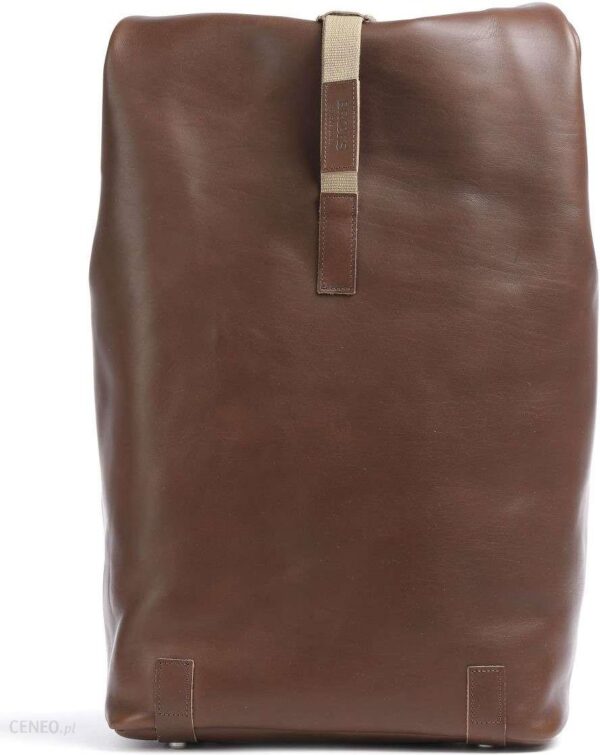 Brooks England Pickwick Leather Large Rolltop Backpack Ciemnobrązowy