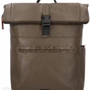 Burkely Moving Madox Backpack Leather 27 cm utility green