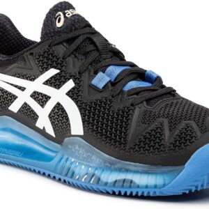 Buty ASICS - Gel-Resolution 8 Clay 1041A076 Black/White 001