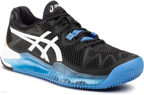 Buty ASICS - Gel-Resolution 8 Clay 1041A076 Black/White 001