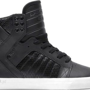 buty SUPRA - Wmns Skytop High Black/Black (BBW)