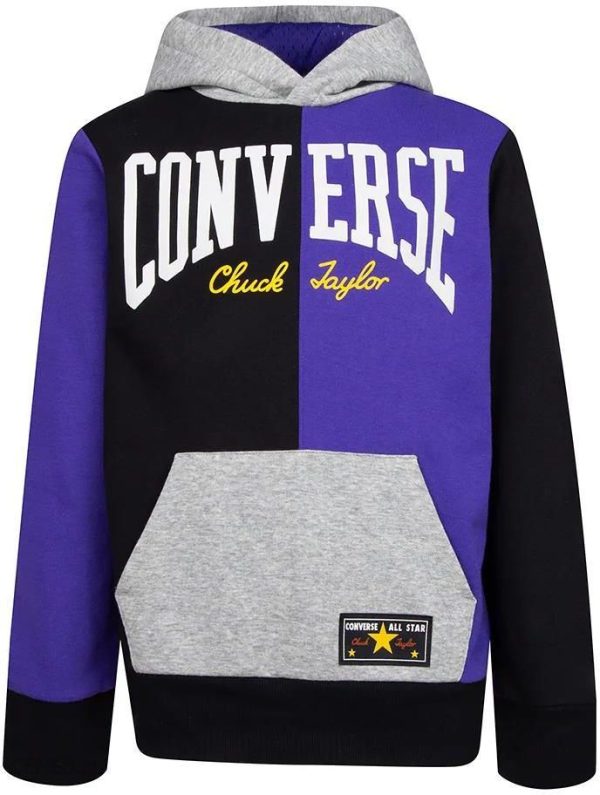 Converse Bluza w kolorze fioletowo-czarnym
