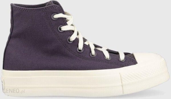 Converse trampki Chuck Taylor All Star Lift Desert damskie kolor fioletowy