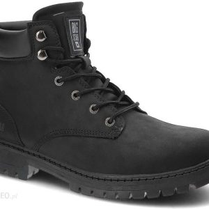 Czarne Trzewiki Big Star Modne Buty Męskie