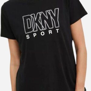 DKNY DP2T8865 LOGO BLUZKA KRÓTKI RĘKAW DKNY