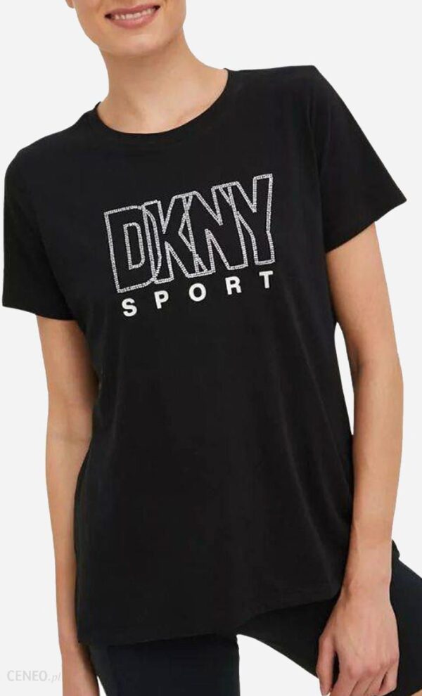 DKNY DP2T8865 LOGO BLUZKA KRÓTKI RĘKAW DKNY