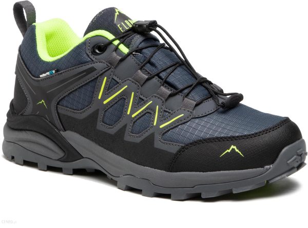 ELBRUS Euberen Low Wp Dark Grey Black Lime