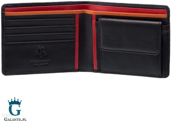 Elegancki cienki portfel męski Visconti BD-10 RFID