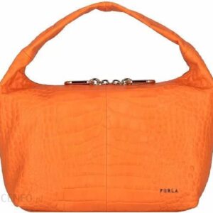 Furla Ginger Handbag RFID Leather 26 cm arancio fluorescente