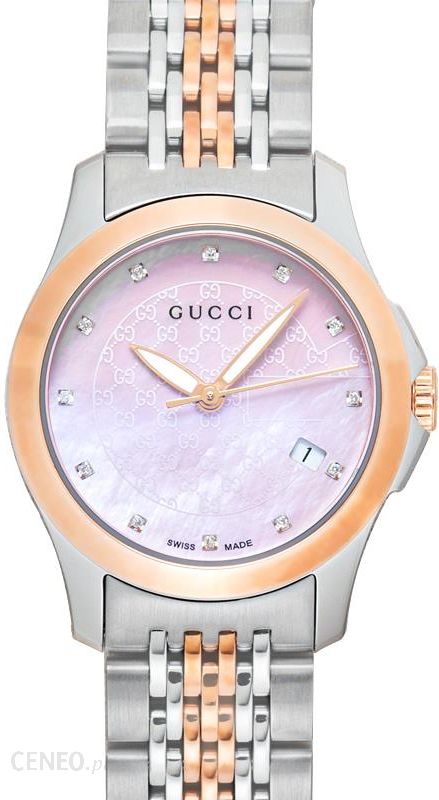 Gucci G-Timeless Quartz Pink Dial Stainless Steel YA126538