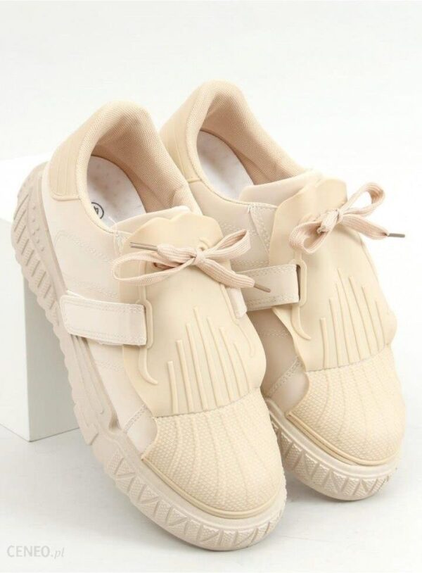 Inello Trampki Damskie Beżowe Nb513P Beige