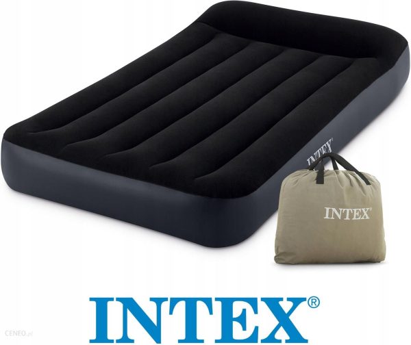 Intex Materac Dmuchany Welurowy 191X99X25 64141