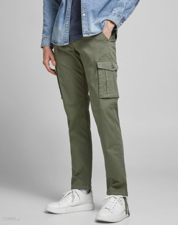 JACK&JONES DRAKE ZACK CARGO SPODNIE LOOSE FIT MĘSKIE