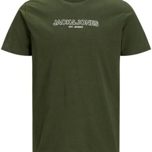 Jack & Jones Koszulka "Bank" w kolorze khaki