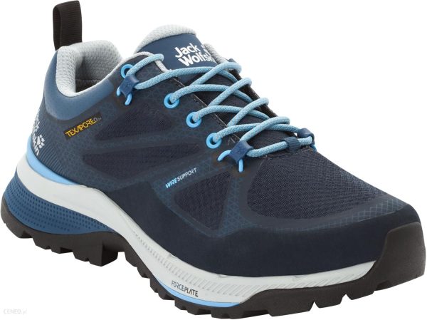 Jack Wolfskin W Góry Force Striker Texapore Low W Dark Blue Light Blue