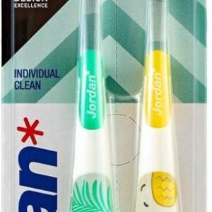 Jordan Szczoteczki Individual Clean Medium 2-Pack 8Y42PQ