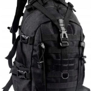 K&M Plecak Wojskowy Taktyczny Militarny Survival 20-40l Czarny I095