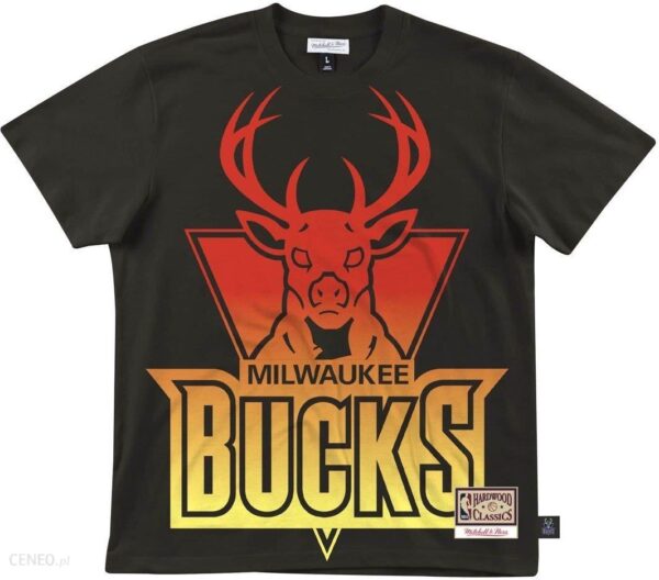 Koszulka Mitchell & Ness NBA Milwaukee Bucks T Shirt SSTEBW19142 MBUBLCK