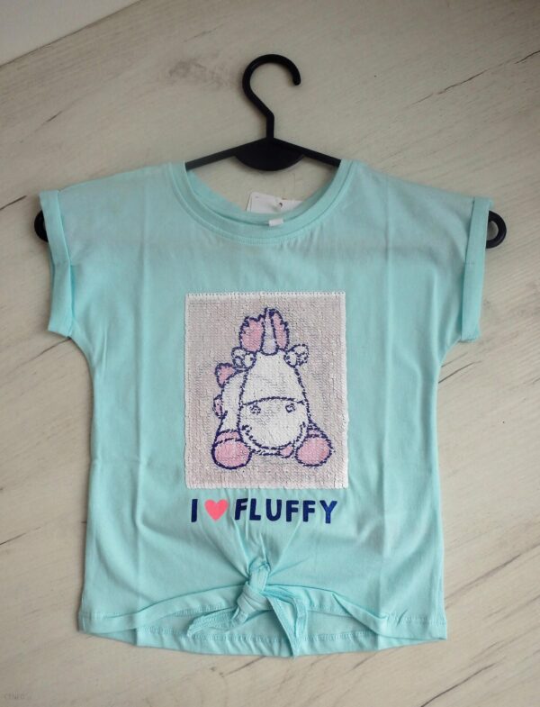Koszulka Tshirt I love fluffy 104cm Cool Club