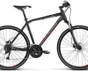 Kross Evado 5.0 Czarny Czerwony Mat 28" 2019