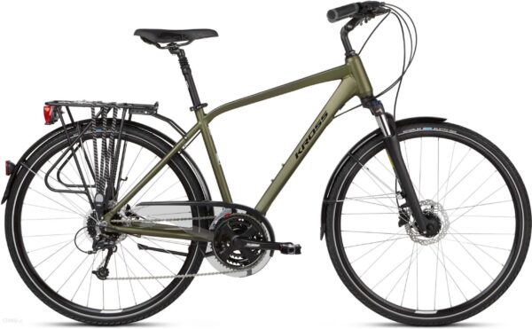 Kross Trans 5.0 28 Khaki Czarny Mat 2021