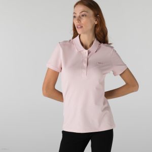 Lacoste Damska Koszulka Polo Z Elastycznej Bawełnianej Piki