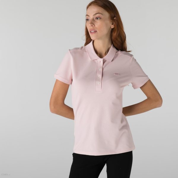 Lacoste Damska Koszulka Polo Z Elastycznej Bawełnianej Piki