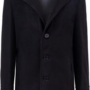 Leger PŁASZCZ MĘSKI PLAVEG CESAR BLACK