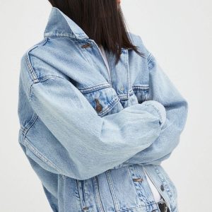 Levi's kurtka jeansowa damska przejściowa oversize