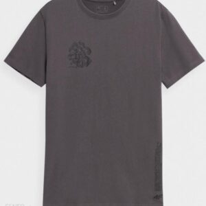 Męski t-shirt z nadrukiem 4F H4L22-TSM060