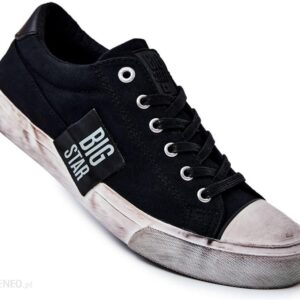 Męskie Tenisówki Trampki BIG STAR JJ174252 Czarne : Rozmiar - 43