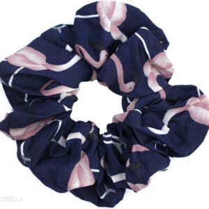 Miss Glow Gumka Do Włosów Scrunchie Frotka Granatowa Flaming Granatowa