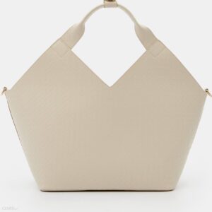 Mohito - Torebka shopper z kosmetyczką - Kremowy