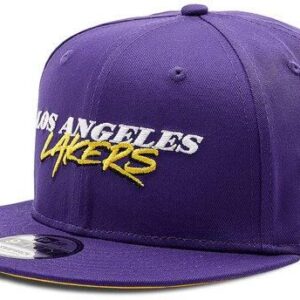 New Era Czapka z daszkiem La Lakers Script Logo 9Fifty 60285203 Fioletowy