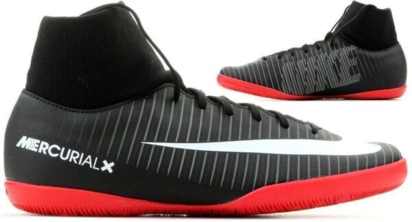 Buty piłkarskie Nike Buty Halowe Dla Dzieci Jr Mercurial Victory Df Ic Czarny
