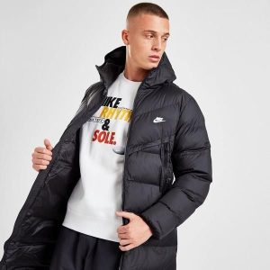 NIKE KURTKA ZIMOWA M NK SF WR PL-FLD HD PARKA CZARNY DR9609-010