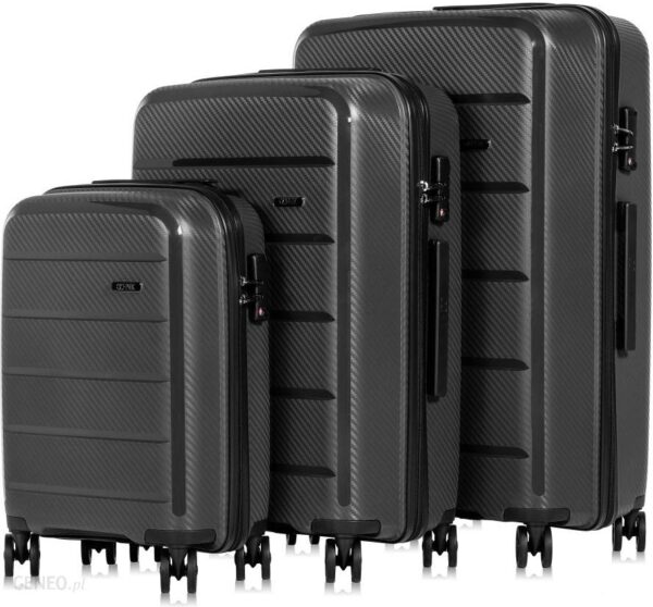 OCHNIK Komplet walizek na kółkach 18"/24"/28" WALPP-0019-99(W22)