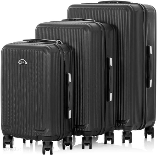 OCHNIK Komplet walizek twardych na kółkach 19"/24"/28" WALAB-0053-99(W22)