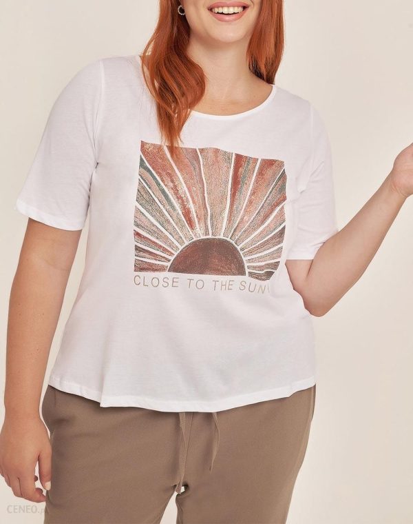 PARABITA T-shirt z foliowym zachodem słońca